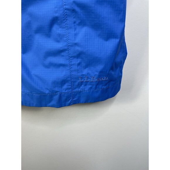 L.L. Bean Womens S Blue Long Rain Lined Coat Gorpcore Outdoors Minimalist - Picture 6 of 10